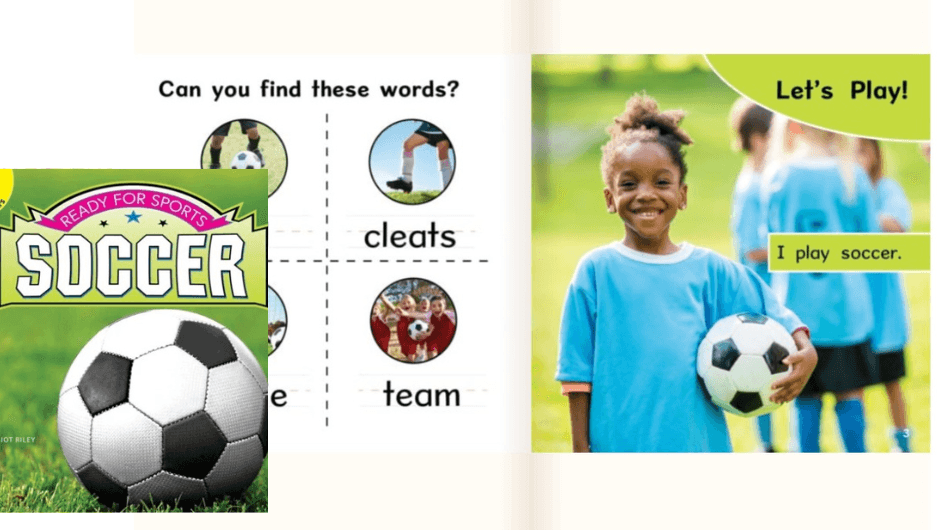 Ready for Sports soccer book for kids