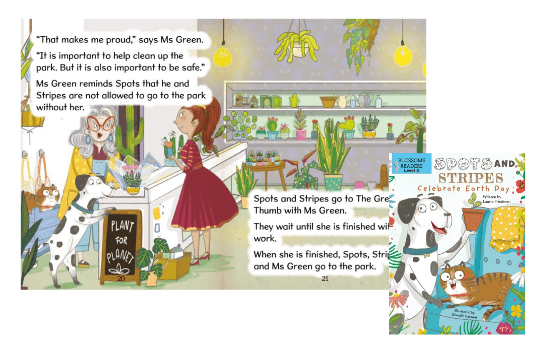 Spots and Stripes Celebrate Earth Day - Earth Day books about Conservation