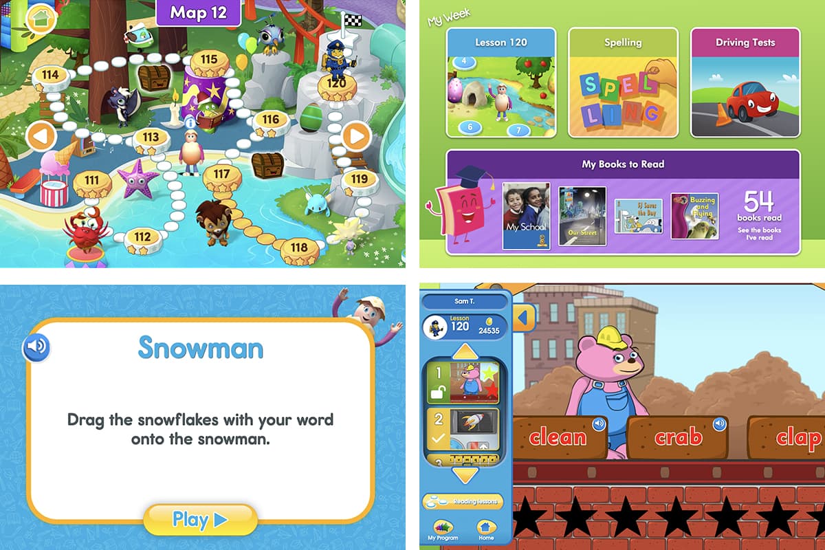 The structured learning path in Reading Eggs helps children with autism learn to read