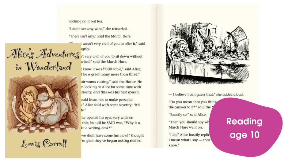 Alice's Adventures in Wonderland makes a great Book Week costume idea