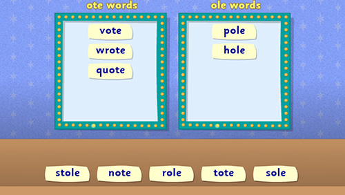 spelling activity for year 1